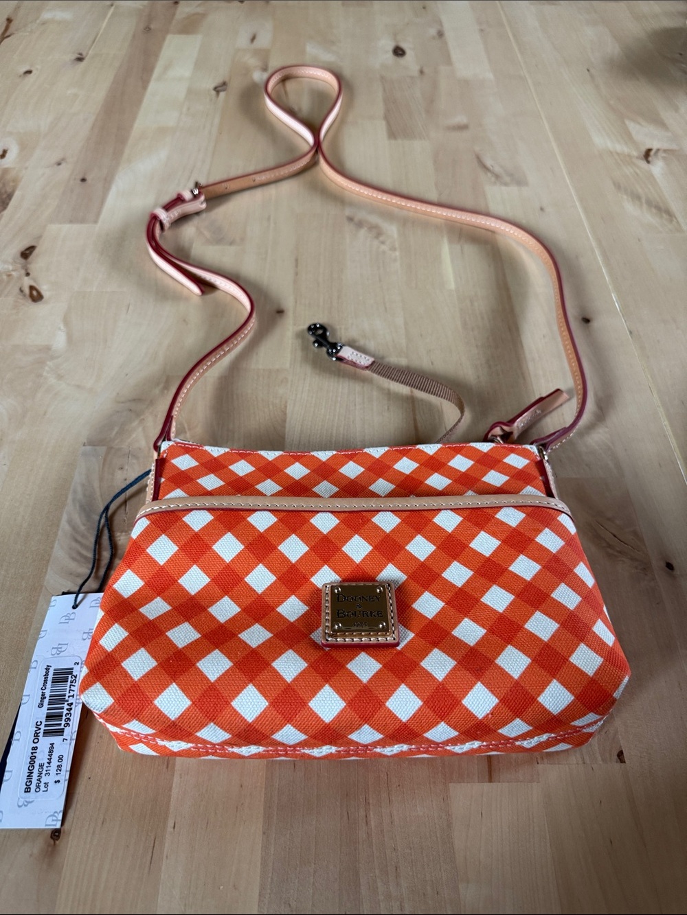 Dooney & Bourke Ginger Crossbody in Orange